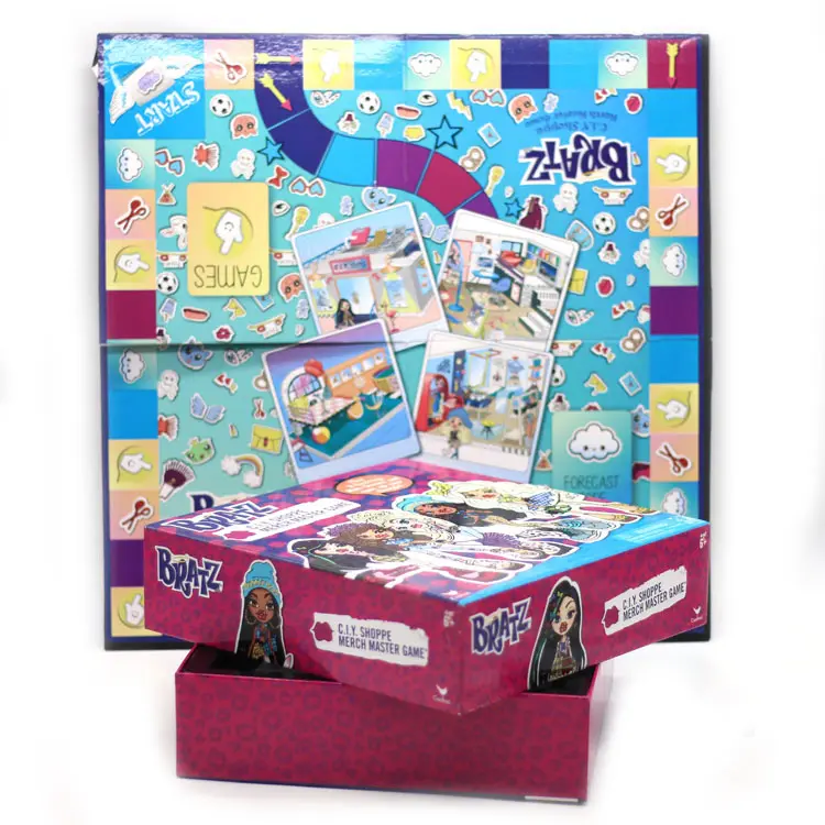 Personalize o jogo de cartão com impressão de jogo de tabuleiro infantil sob demanda com melhor preço