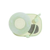 Classique Mini Rétro Disque Vinyle Conception Portable Vintage Haut-Parleur Sans Fil Carte TF Audio Simple Mini Usb Charge BT Haut-Parleur