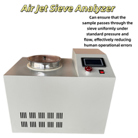 Analyseur de granulométrie, tamis vibrant de laboratoire, instrument de criblage par flux d'air pour échantillons de poudre