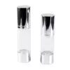15ml 30ml 40ml 50ml Set Botol Plastik PP Airless dengan Pompa Vakum Aluminium untuk Pembersih Wajah, Krim, Losion, Kosmetik dengan Cetak Sablon