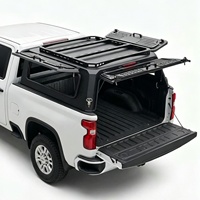 Fabricant de coques de camping-car en acier sur mesure, auvent de camion personnalisable, toit rigide résistant aux intempéries, topper pour pick-up 4x4, Ranger Silverado 2500 HD