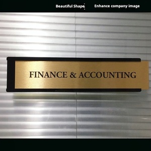Nouvelle plaque de <span class=keywords><strong>nom</strong></span> d'entreprise personnalisée Dsymbol Lasercrafting 2024 / Étiquette nominative PERSONNALISÉE. Choisissez parmi une variété de couleurs et de polices d'écriture - Product Image 2