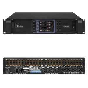 Amplificateur de puissance pour subwoofer PA, amplificateur de karaoké professionnel, amplificateur haute puissance, amplificateur audio 4 canaux 2U pour scène, KTV, bar - Product Image 2
