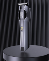 Kit de tondeuse à cheveux professionnel pour hommes USB Rechargeable LED Display Low Noise High Power ABS Clipper Grooming Kit