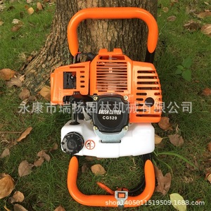 Desbrozadora CG520 de 52 cc y 2 tiempos a gasolina, de grado profesional, con perforadora de tierra - Product Image 2