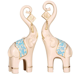 Sculpture Feng Shui porte-bonheur, Statue en forme d'éléphant - Product Image 2