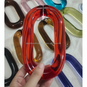 Customized Modern Acrylic Chain Wall Accents Handmade Modern <b>Ornamental</b> Resin Hanging for Home Decor Diwali Festival Ready - Product Image 1