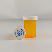 Frascos de Medicina Rx Amber de 8dr, 13dr, 16dr, 20dr, 30dr, 40dr y 60dr con Tapa a Prueba de Niños