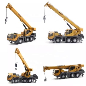 Sanjoyo SJY-1702 Modèle de camion-grue d'ingénierie en alliage métallique moulé sous pression, échelle 1:50, avec deux cabines, jouet pour les 14 ans et plus - Product Image 2