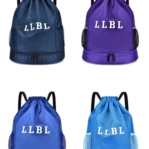 Wholesale Customizable Fashion Polyester Waterproof Unisex <b>Drawstring</b> <b>Backpack</b> Logo Imprint 20-38L Capacity for Sport Gym Use - Product Image 4