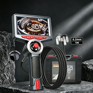 Endoscopio Industrial IPS de 4.5 Pulgadas y 1080P, Boroscopio Articulado de 4 Vías, 1m a Prueba de Agua, Conexión Directa para Inspección Automotriz - Product Image 2