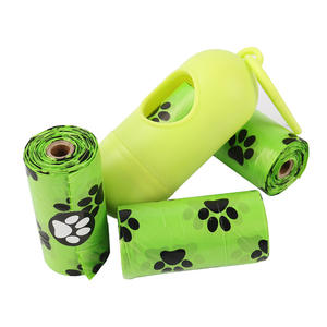 Atacado Custom Eco-Friendly Dog Poop Bags Biodegradável Plástico Forte Controle De Odor para Gatos Pequenos Animais - Product Image 2