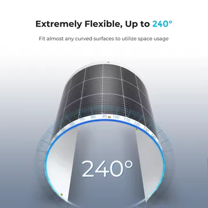 Système solaire photovoltaïque simple 12V 24V 100 150 200 500 1000 Watt, panneau solaire flexible pliable en <span class=keywords><strong>film</strong></span> - Product Image 4