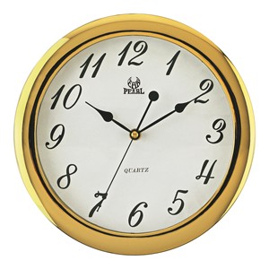 Reloj de pared redondo de cuarzo y acrílico, con movimiento silencioso, número árabe, fácil de leer, marca perla, gran oferta - Product Image 2