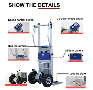 Trung Quốc Nhà Máy Điện Tay Xe Đẩy Cầu Thang Climber Tay Xe Tải Cầu Thang Leo Xe Đẩy Thương Mại Powered Cầu Thang Climber - Product Image 2