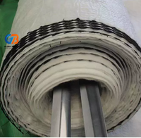 Filet de drainage géocomposite 3D en HDPE, couche composite de drainage géonetto pour la collecte des eaux de récupération des décharges, le sous-sol routier et les tunnels