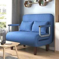 Sofá Cama Plegable de Lujo Ligero, Doble Uso, con Almacenamiento Extraíble, Convertible, para Sala de Estar