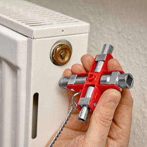 KNIPEX 00 11 06 กุญแจอเนกประสงค์สำหรับตู้ควบคุมและสวิตช์เกียร์สำหรับระบบล็อคทั่วไปทั่วไป 96 มม. - Product Image 5