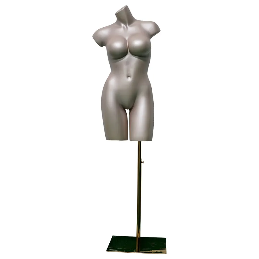 Lingerie display female plus size mannequin torso,fat women big chest mannequin half body