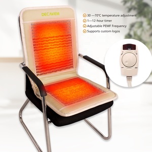 Decavem PemF infrarouge lointain Biophoton chauffage <span class=keywords><strong>Massage</strong></span> physiothérapie Chakra <span class=keywords><strong>coussin</strong></span> améthyste cristal oreillers lombaires coussins de siège - Product Image 3