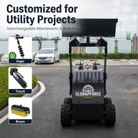 S460 Mini-Radlader Euro 5 EPA CE-Zertifiziert Kleiner Radlader für Schneeräumung Bau Landschaftsbau