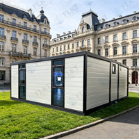 Maison conteneur extensible étanche personnalisée FLKT de 20 pieds, préfabriquée, de luxe, garantie 2 ans, directement de l'usine source