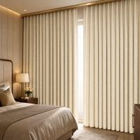 Rideaux occultants de luxe en chenille jacquard rose, imperméables et antibactériens, sur mesure pour salon, chambre et villa
