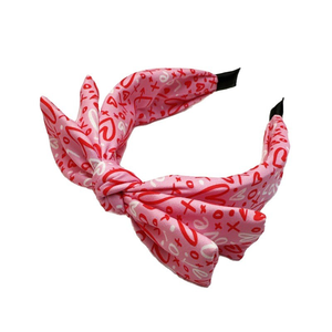 عصابات شعر جديدة لعيد الحب <span class=keywords><strong>2026</strong></span> بتصميم فيونكة، إكسسوارات شعر نسائية حلوة وعريضة الحواف للعطلات - Product Image 5