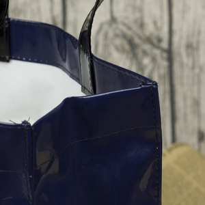 2021ใหม่มาถึงเงาโลโก้ที่กำหนดเองพิมพ์พับรีไซเคิลหนังไวนิล PVC <span class=keywords><strong>Harrods</strong></span> กระเป๋า - Product Image 6