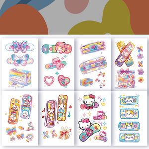 Adesivi per tatuaggi artistici luminosi con cerotto YQ adesivi per tatuaggio corpo carino <span class=keywords><strong>cartoni</strong></span> <span class=keywords><strong>animati</strong></span> temporanei adatti per feste di Halloween per bambini - Product Image 4