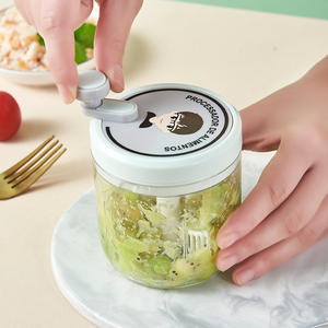 Triturador de Ajo Manual con Diseño de Dibujos Animados, Procesador de Alimentos Portátil para el Hogar, Multifuncional, de Acero Inoxidable, Pelador y Picador de Ajo - Product Image 4