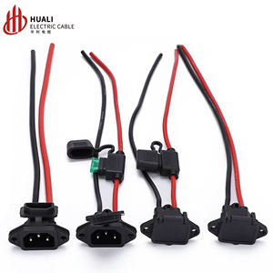 Cable de codo de alimentación para enchufes de carga de vehículos eléctricos tipo T, enchufes triangulares de tres orificios macho y hembra, baterías de litio. - Product Image 1