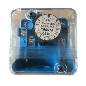 Interruptor de Presión Neumático al por Mayor del Fabricante C6097A0310, Interruptor de Presión de Aire para Compresor de Aire, Quemador y Medios Acuáticos - Product Image 1