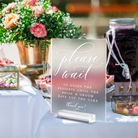 Panneaux de table en acrylique givré vierge de taille personnalisée 8*10 pouces pour mariage et fête, numéros de table en acrylique avec support