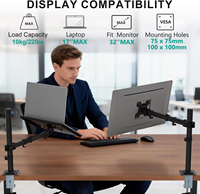 Support de moniteur universel rotatif à 360 degrés, support de bureau pour ordinateur portable, vente en gros populaire