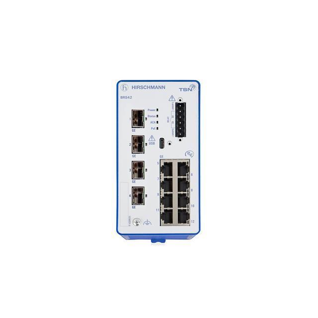 New And Original BRS42-8TX/4SFP-B MANAGED INDUSTRIAL SWITCH FOR DI Networking Solutions/Switches, Hubs