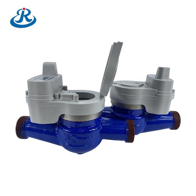DN32mm Cast Iron Wireless Lorawan Remote Meter Reading Class B 11/4 Multi Jet Prepaid Intelligent Water Pulse Meter