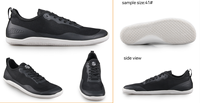 Chaussures de sport en maille personnalisées pour hommes Baskets de course athlétiques décontractées Chaussures pieds nus Semelle extérieure zéro goutte Fabricant minimaliste