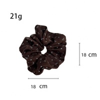 Daou 18cm Chouchous pour cheveux surdimensionnés à haute élasticité avec motif cœur et ruban, Accessoires capillaires pour femmes de haute qualité, Vente en gros
