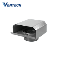 Ventech – Grille d'aération extérieure en acier inoxydable de type H, sortie d'air directe usine pour système HVAC d'air frais