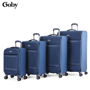 Goby London 20\" 32\" Multi-Colored Oxford Fabric Travel <strong>Luggage</strong> Trolley Bag Set 8 Wheels Soft Handle Spinner Caster Polyester - Product Image 1