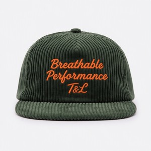 Casquette Snapback en Velours Côtelé Brodé Chenille Personnalisé avec Logo, 5 Panneaux, 100% Polyester, Style Universitaire Luxe Courbé - Product Image 2