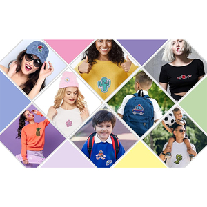 Custom Embroidery Patches Personalized Diy Logo Badge <strong>Hook</strong> <strong>and</strong> <strong>Loop</strong> Iron on Woven Tagging Name Tag Badge Embroidered Patch - Product Image 4