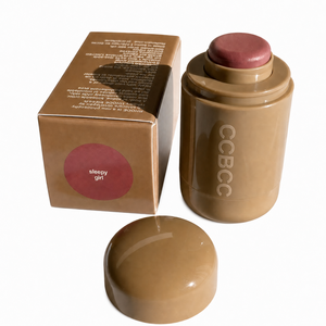 Bálsamo en Crema para Labios y Mejillas, Tinte Natural, Translúcido, Hidratante, en Barra - Product Image 3