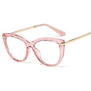 Monture de lunettes carrée en cristal transparent rétro tendance avec logo personnalisé, lunettes de vue pour femmes, styles tendances, lunettes d'ordinateur - Product Image 4