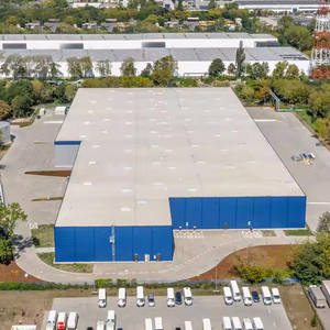 Lumière en acier à construction rapide pour bureau maison chambre abri de voiture Structure de panneau sandwich Durable entrepôt atelier stockage - Product Image 2