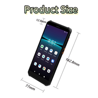 Terminal de point de vente mobile intelligent PDA haut de gamme I1 PLUS 6 pouces, terminal de données portable, NFC, Wi-Fi, Bluetooth, connectivité USB, Android 11.0