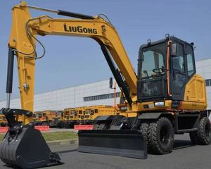 Excavadora de ruedas LiuGong 908F de alta movilidad usada para mantenimiento de carreteras - Product Image 3