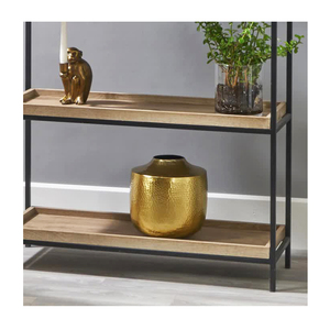 Living Room Aluminium Flower <b>Vase</b> for Home Decor High Quality Brass Flower Pots <b>Vase</b> for Wedding Decor <b>Unique</b> Urns - Product Image 1