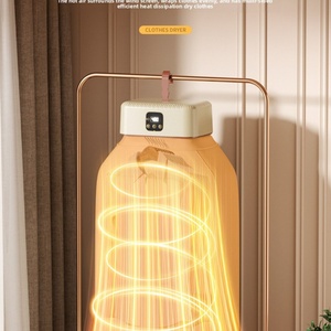 2025 Nice Design 4 Hour <b>Timer</b> Power Saving Quiet Household Clothes Drying Machine 600W Foldable Clothes Dryer with Drying Hood - Product Image 4
